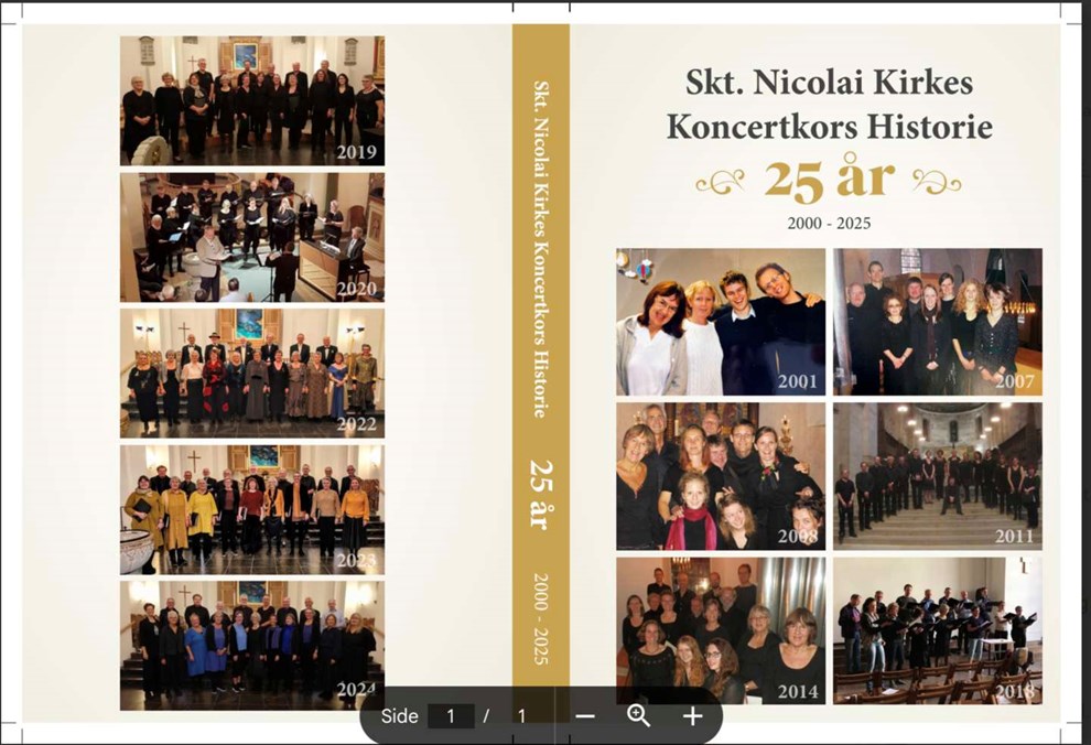 Jubilæumskoncert krydres med ny bog Jubilæumskoncert krydres med ny bog