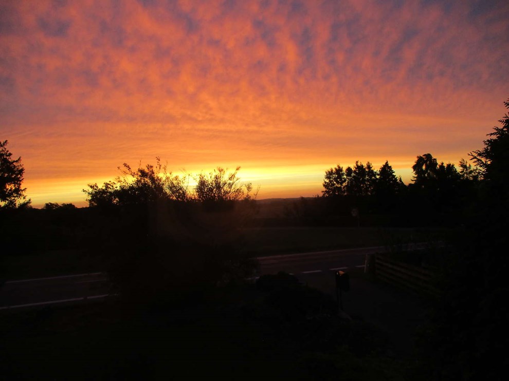 Dagens billede: Fantastisk farverig himmel Dagens billede: Fantastisk farverig himmel