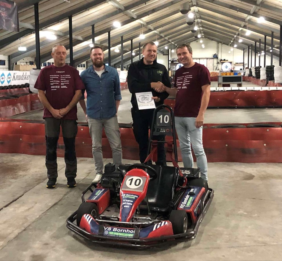 Gokartcenter fik donation til arbejde med unge