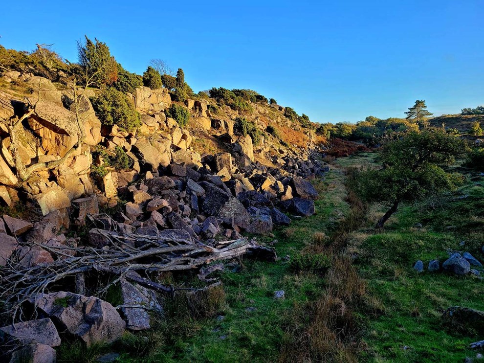 Dagens billede: Ravnedalen i efterårssol Dagens billede: Ravnedalen i efterårssol