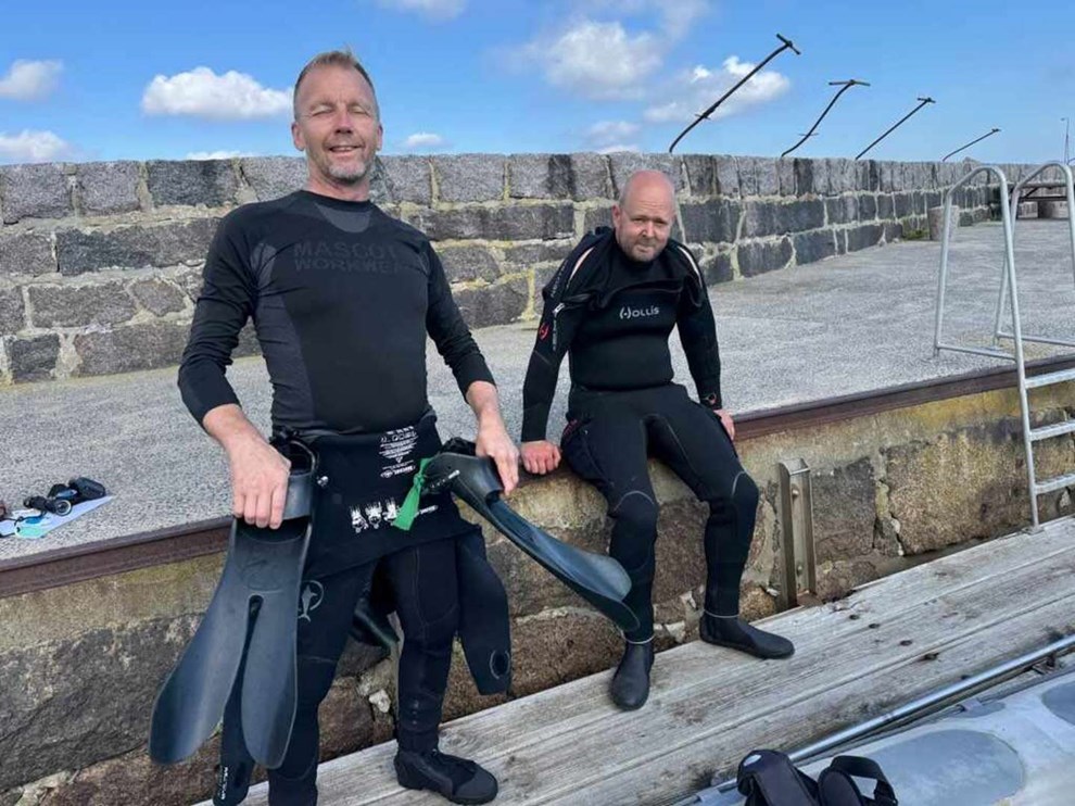 Veteraner tog dykkerkursus