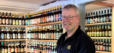 Skorstensfejeren med den store ølsamling