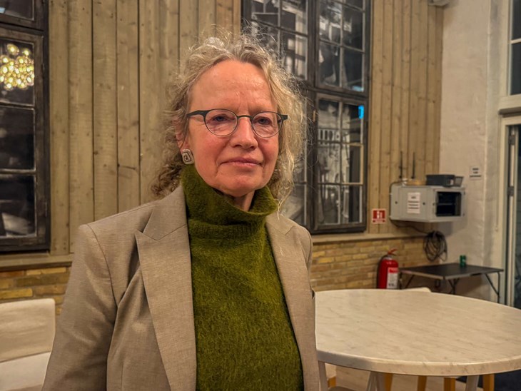 Helle Munk Ravnborg understreger, at der er penge til omr&aring;defornyelsen, men at saunaprojektet skal v&aelig;re mere gennemarbejdet. Foto: Sarah Thun Kristensen