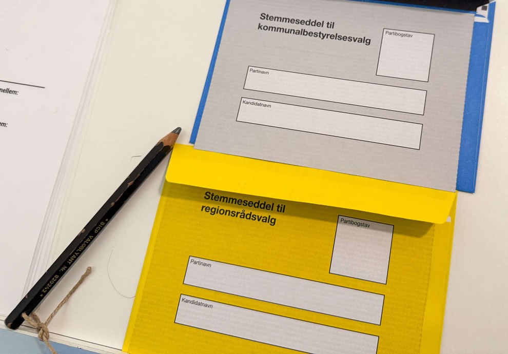 Mange har allerede stemt til valget Mange har allerede stemt til valget