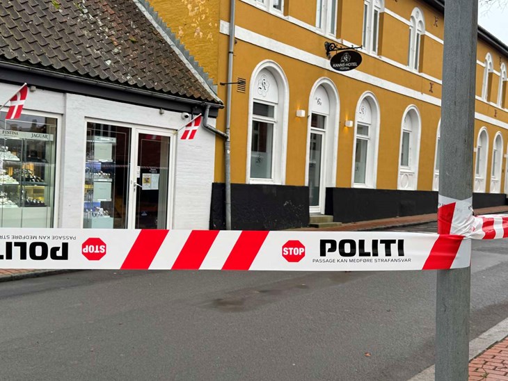 Politiet ledte efter spor i forbindelse med en tidligere sag. Foto: Presse-fotos.dk