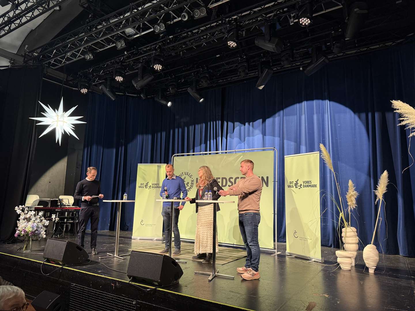 Borgmesterdebatten fandt sted fredag i Musikhuzet i forbindelse med Bornholmermødet. Foto: Frida Flinch
