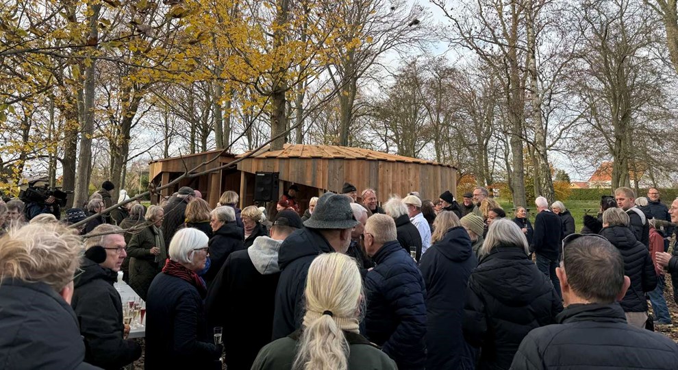 Otte års arbejde kulminerede søndag Otte års arbejde kulminerede søndag