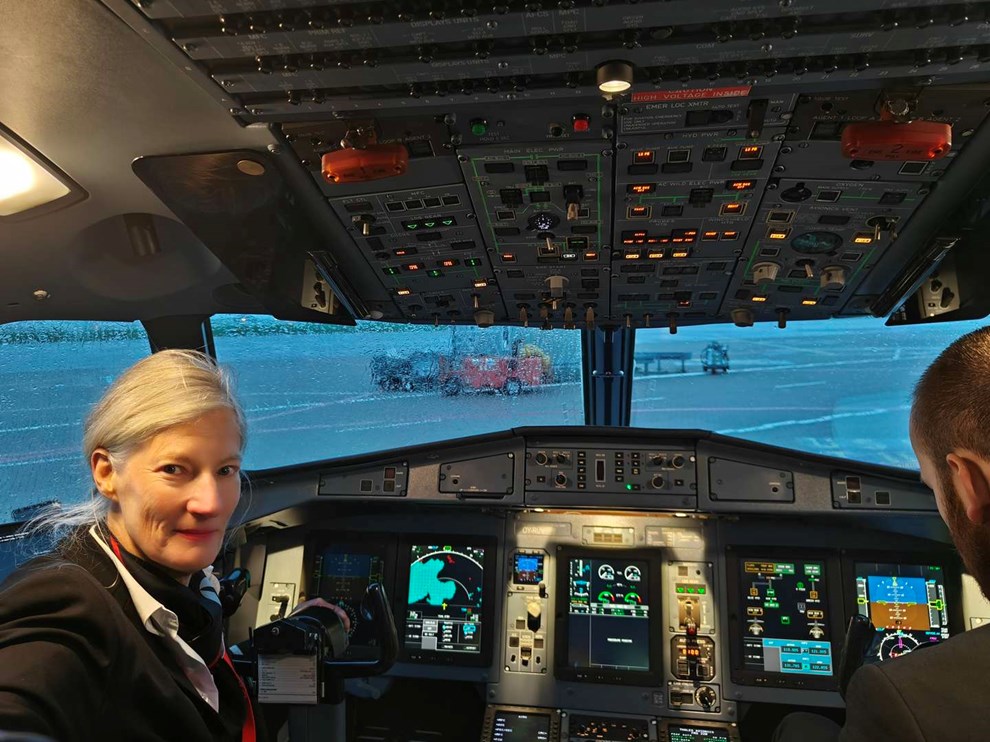 Luftkaptajn Tine tager sin sidste tur til Bornholm