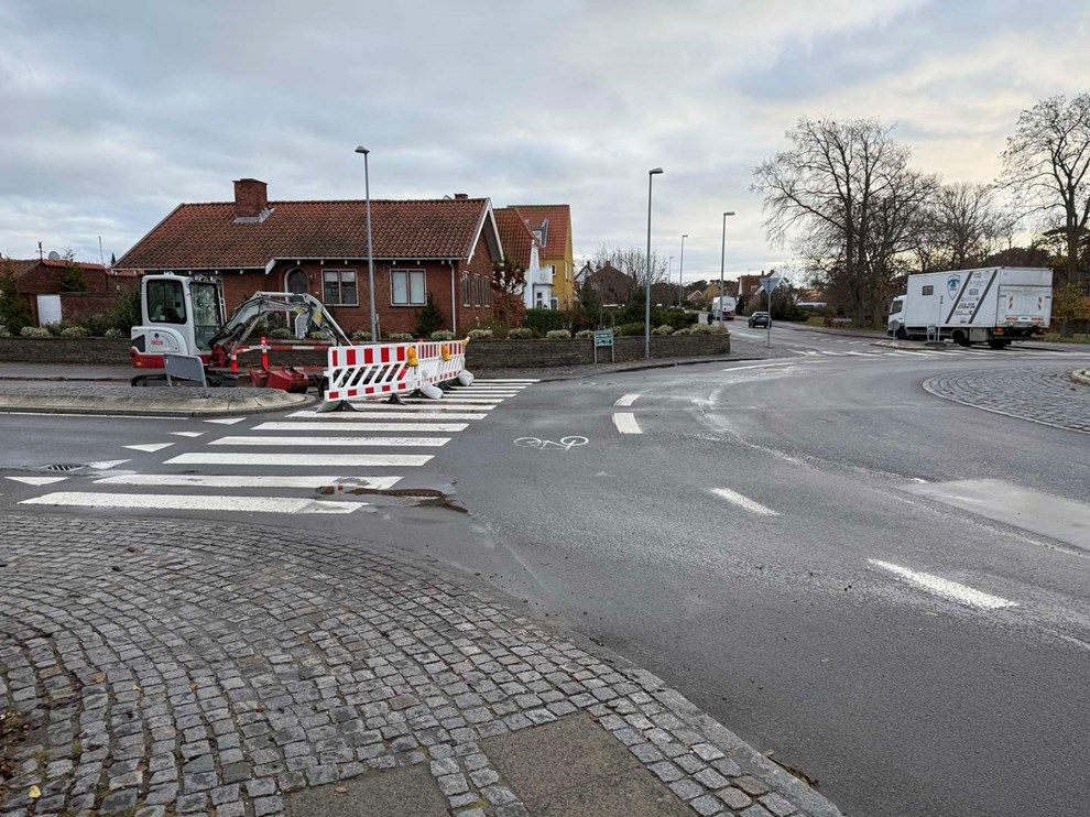 Central vej afsprret 