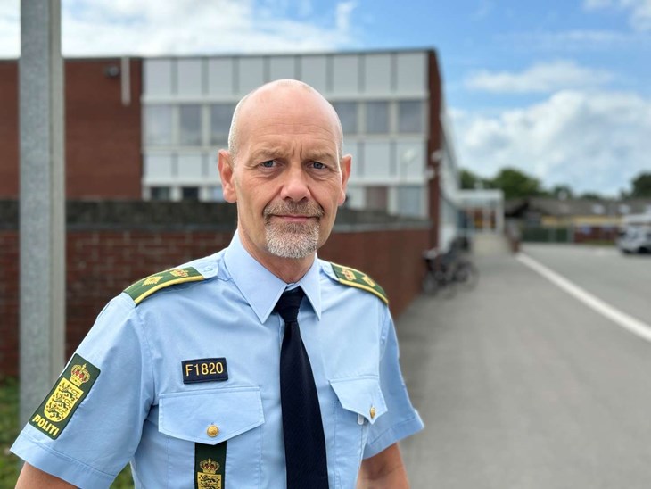 Til nyt&aring;r skifter Dannie Rise politistationen i R&oslash;nne ud med stationen p&aring; K&oslash;benhavns Vestegn. Han regner dog stadig med at komme forbi stationen p&aring; Zahrtmannsvej i det nye &aring;r. Foto: Bornholms Politi