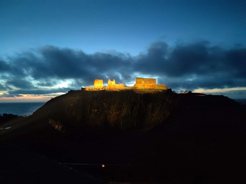Dagens billede: Decemberstemning på Hammershus Dagens billede: Decemberstemning på Hammershus