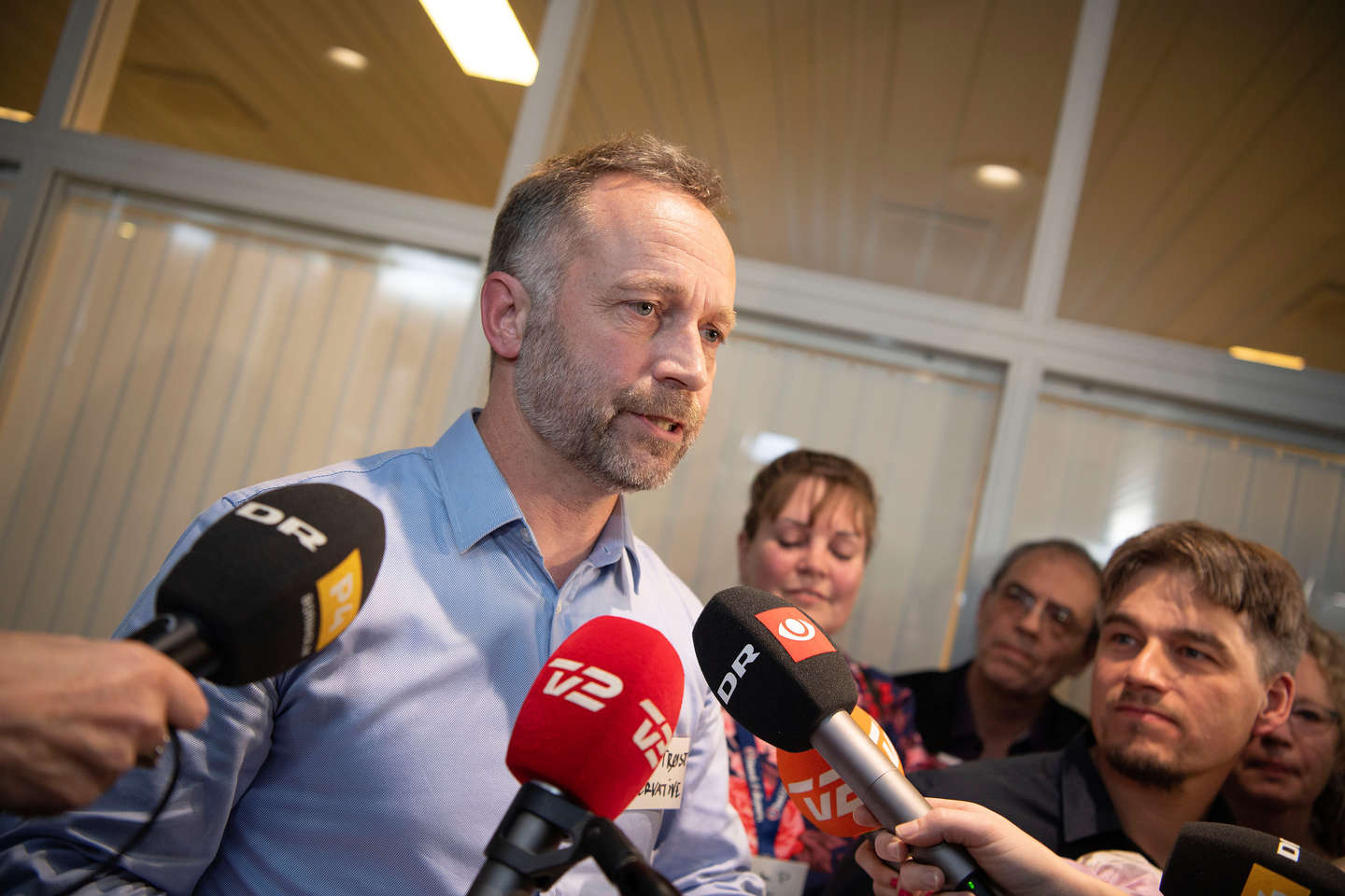 Efter lange forhandlinger kunne Trøst endelig stå frem og erklære sig som Bornholms kommende borgmester.