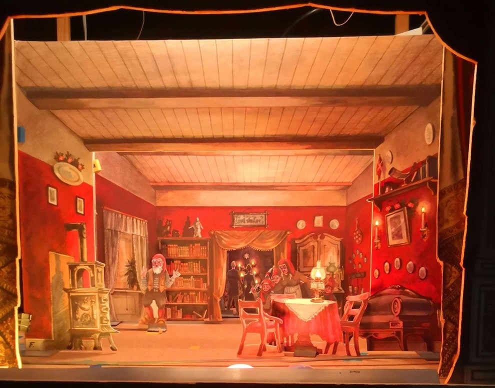 Juleforestilling i modelteater