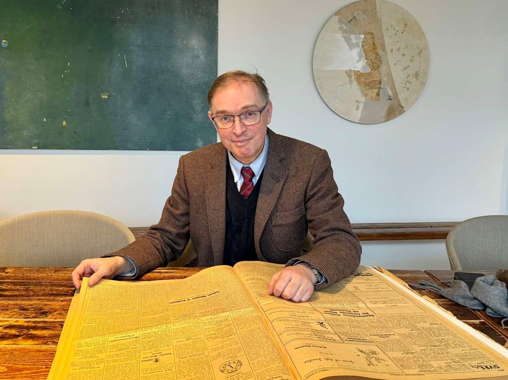 �n ting overrasker, n�r man l�ser Tidendes aviser fra julen 1945