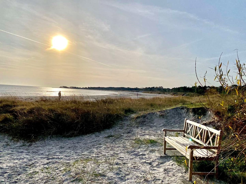 Dagens billede: Smuk decemberdag ved Balka strand