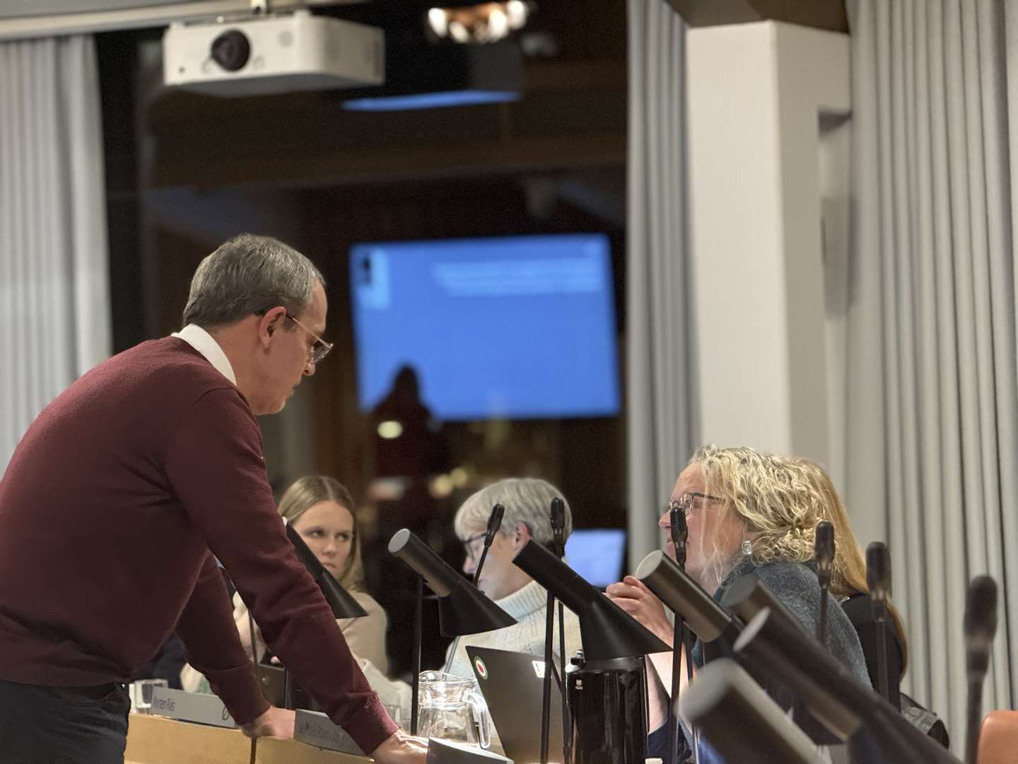 Bjarne Hartung Kirkegaard (tv.) sagde farvel efter mange års tjeneste. Foto: Jesper Dollerup Merved