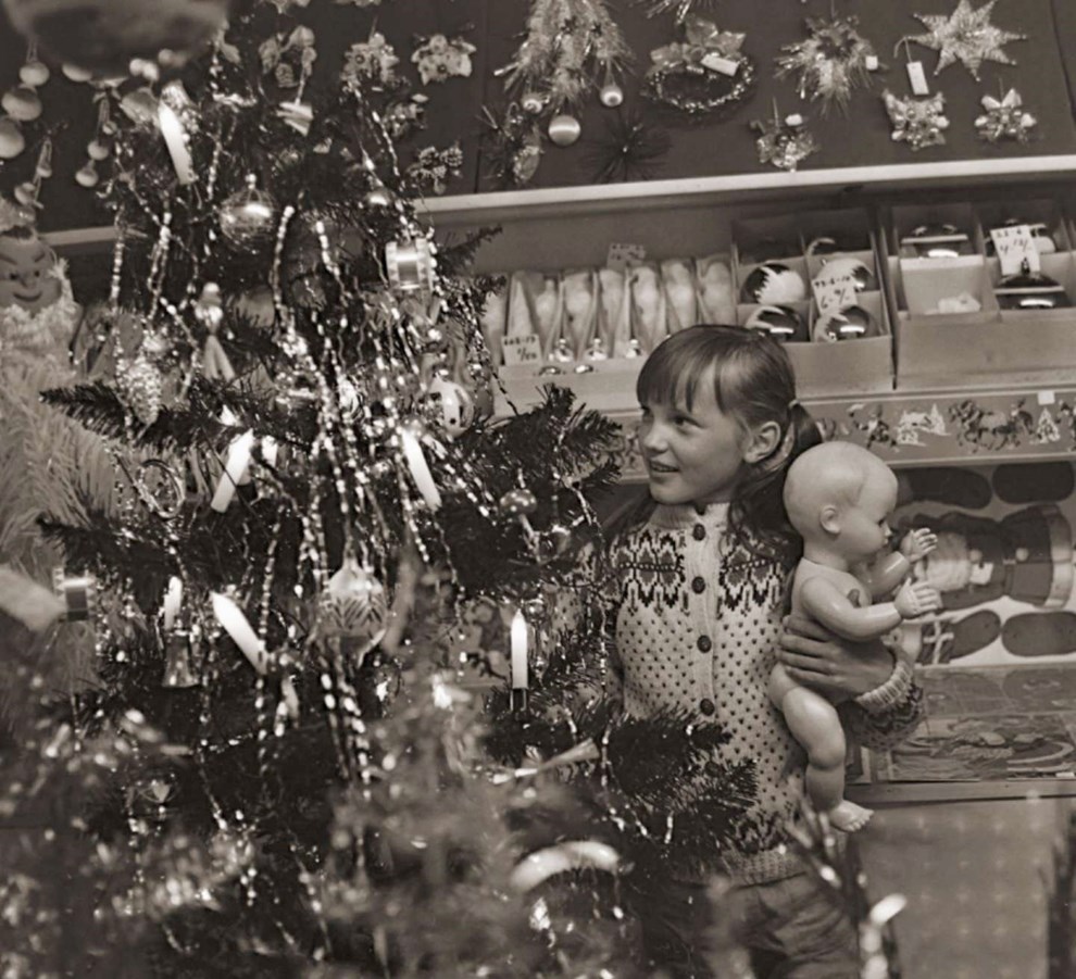 Kom i den helt rigtige stemning med gamle julebilleder fra Bornholm