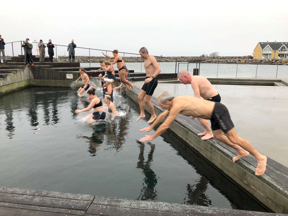 Nyt�rskur med eller uden koldt gys