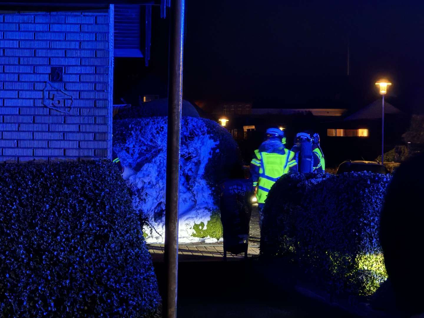 Politi og brandv�snet rykkede ud flere gange i nattens l�b