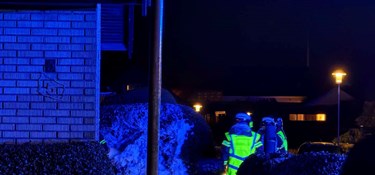 Politi og brandvæsnet rykkede ud flere gange i nattens løb