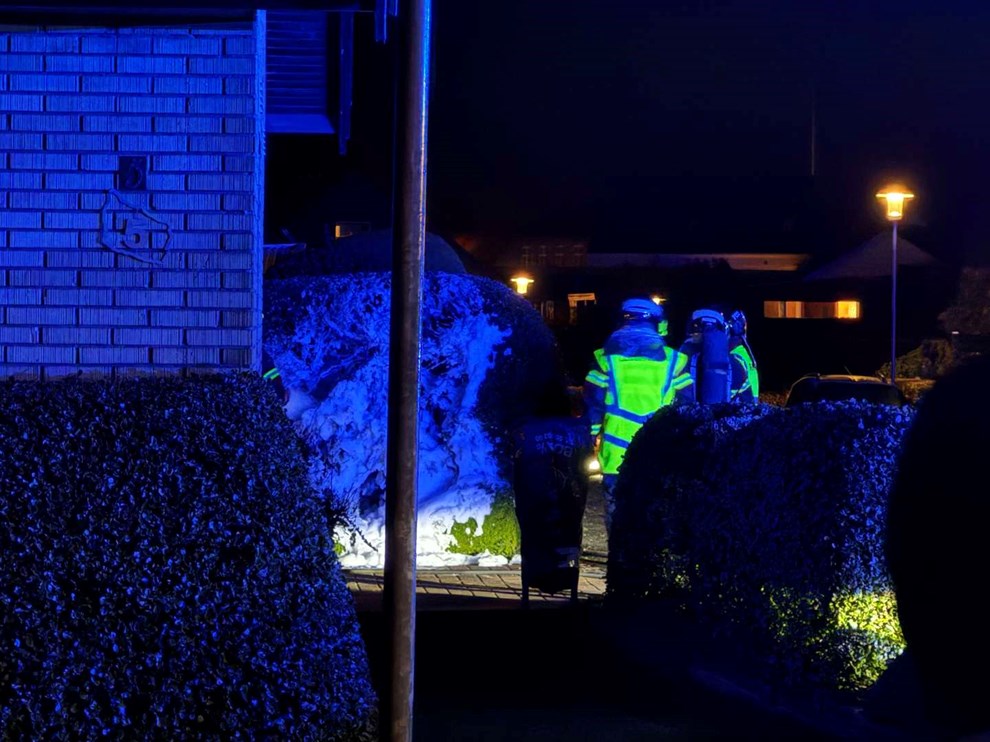 Politi og brandv�snet rykkede ud flere gange i nattens l�b