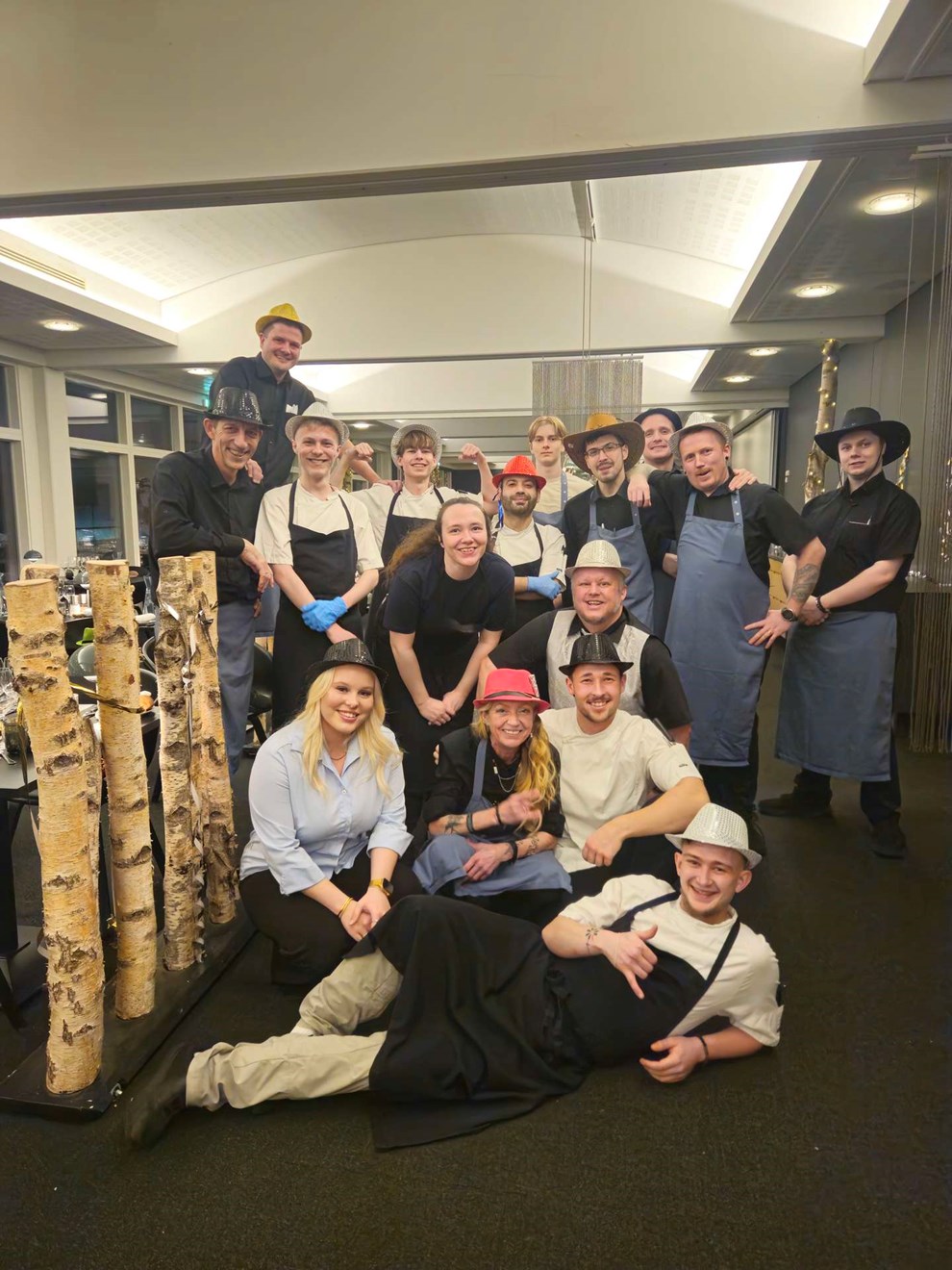 Dagens billede: Hotel Griffens ansatte �nsker godt nyt�r