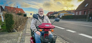 Scooteren hjælper 90-årige Jørgen hver dag
