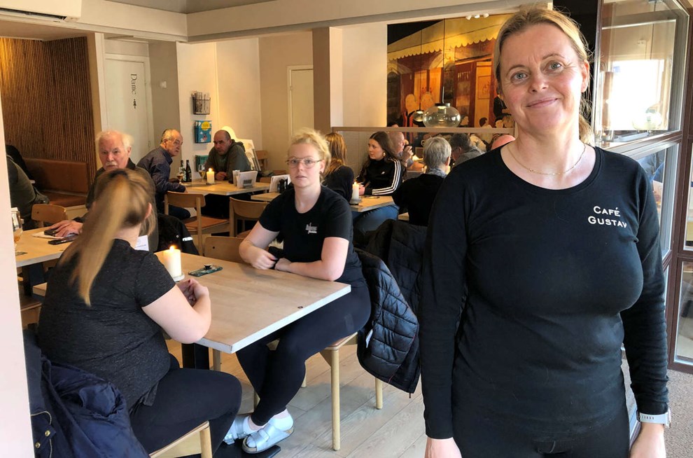 Caf� Gustav: Vi kan ikke m�rke det