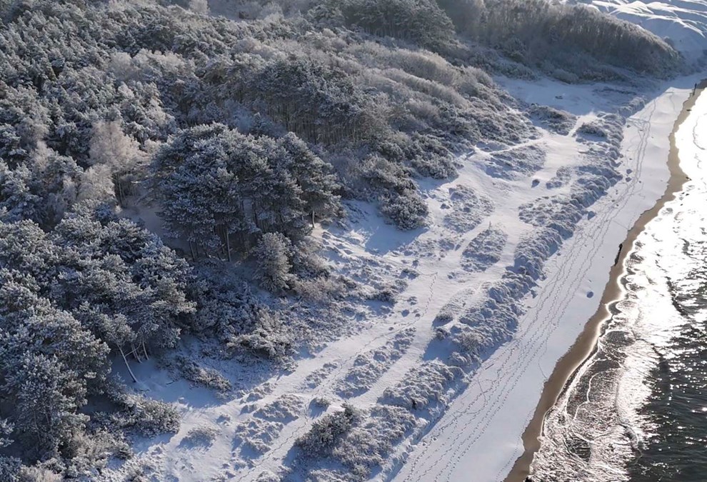 Dagens billede: Stranden �Klympen� ved Hasle