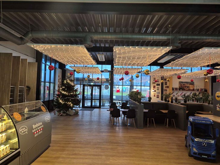 En del af interiøret hos Bedstes Grill & Sandwich. Privat foto