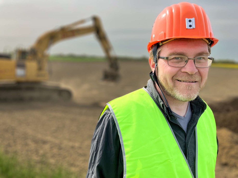 Chefark�olog fort�ller om de nye fund