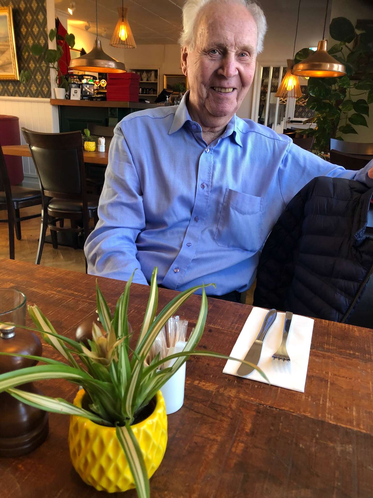 Han var tilfreds med livet trods en h�rd sk�bne