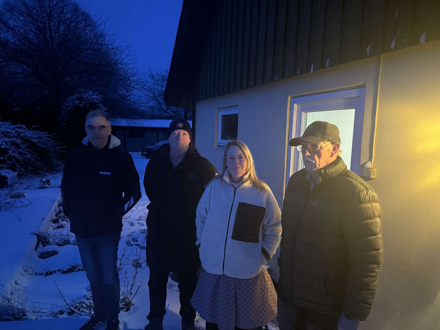 Fra venstre: Torben Westh, Michael Ellermann, Vibeke Ellermann og Bjarne Schou. Foto: Frida Flinch