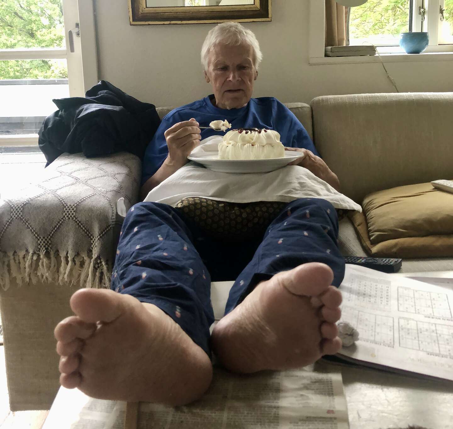 Lagkage og billedlotteri i Holkadalen