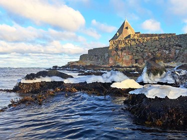 Fanget p� Christians�: Skib kommer fredag  