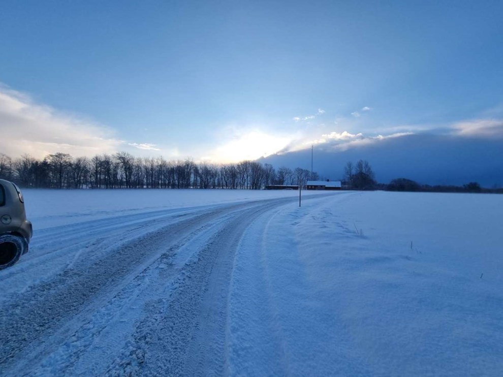 Trodser snemasserne: Livsvigtige besøg sikret med Hjemmeværnet Trodser snemasserne: Livsvigtige besøg sikret med Hjemmeværnet