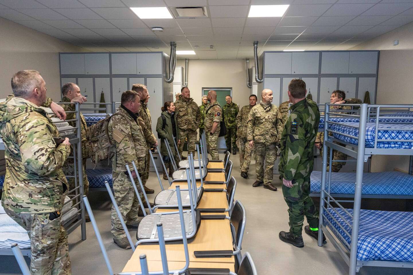 Det bornholmske regiment har netop været på besøg på Gotland. Foto: Daniel Klintholm/Försvarsmakten.