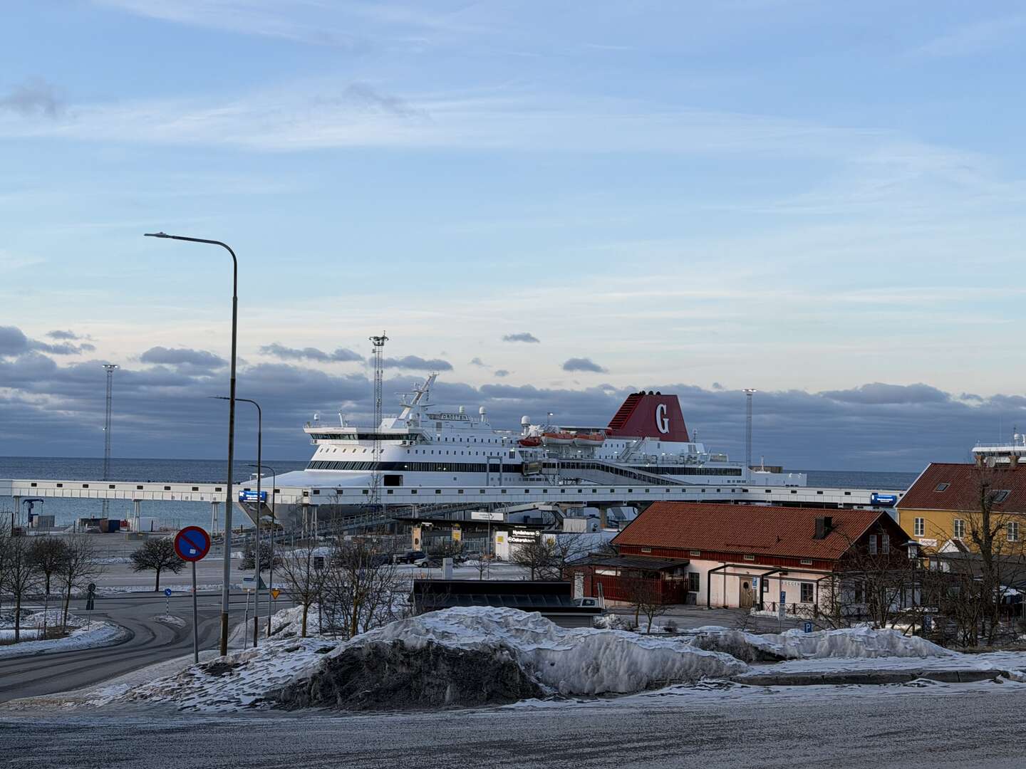 Gotland kalder færgen for deres motorvej. En meget dyr motorvej, bemærker en af de gotlændere, som Tidende mødte. Det lød, at de er jaloux på bornholmerfærgen. Foto: Olivia Emma Espersen.