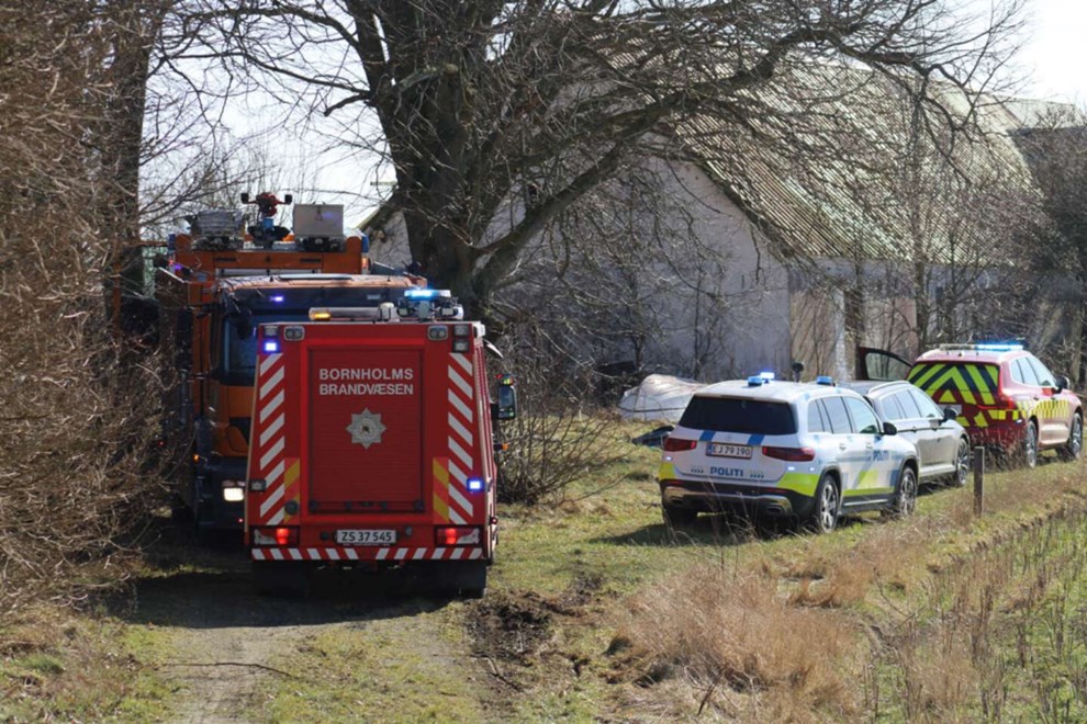 To stationer rykkede ud til brand: Stod ikke til at redde