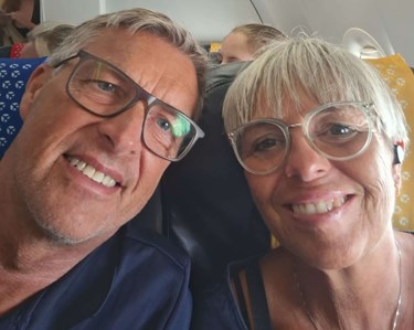 Efter otte aflysninger: Endelig hjemme