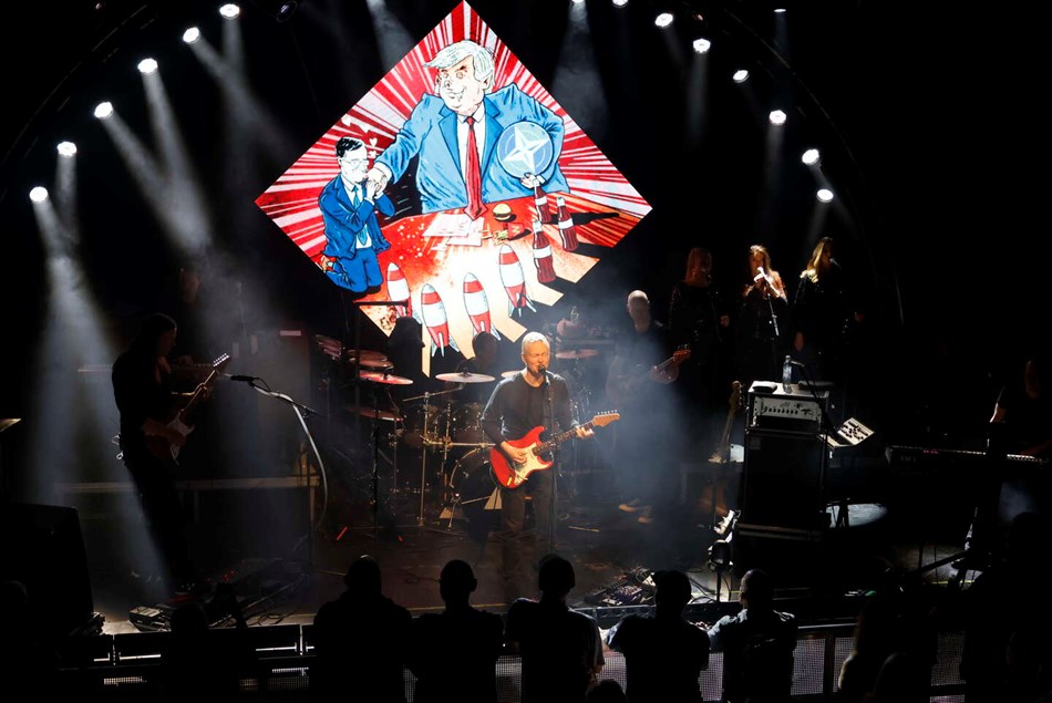 Publikum var klar til at h�re klassisk rock