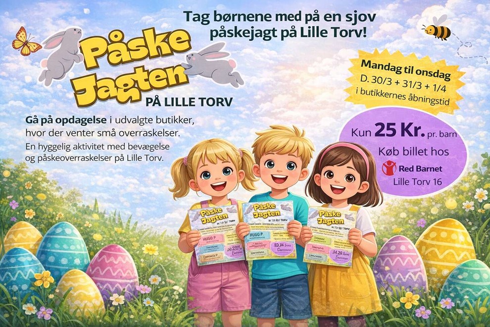 P�skejagt for b�rn