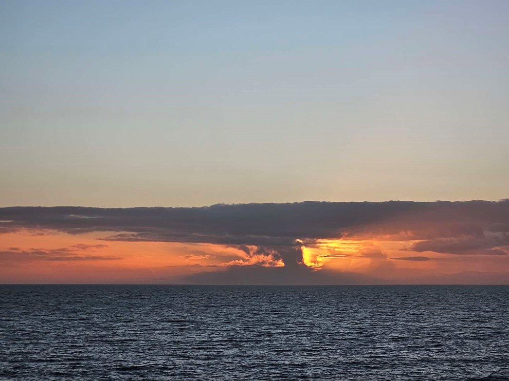 Dagens billede: Solnedgang over R�nne