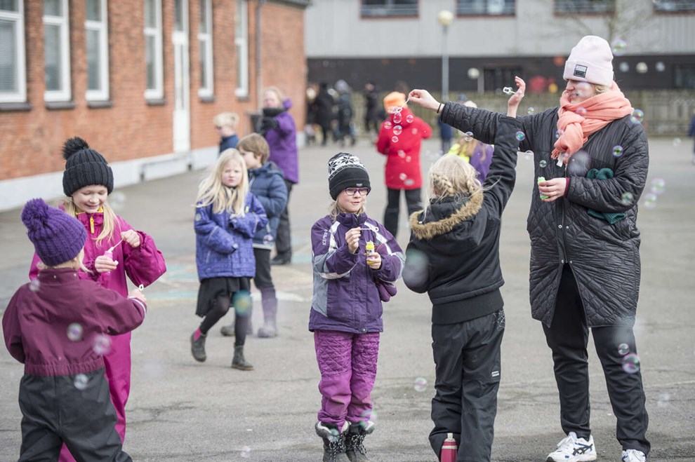 F�rre b�rn starter i skole: S�dan fordeler de sig