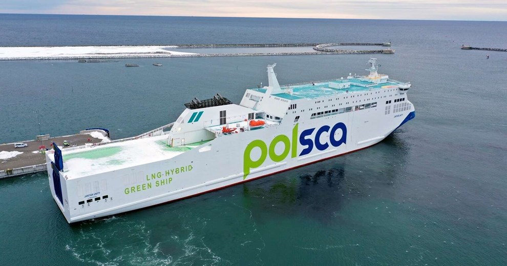 Ny f�rge sejler til Ystad