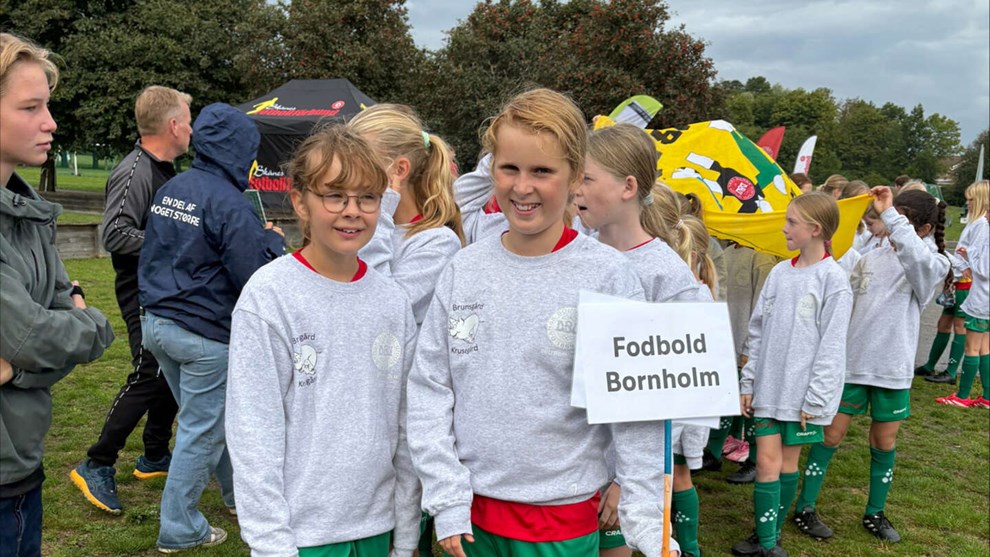 U11/12-piger p� Valby-tur