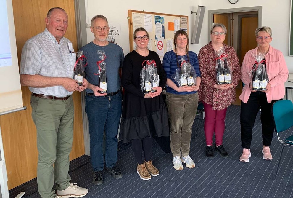 Bornholmske bridgebegyndere k�mpede om mesterskab