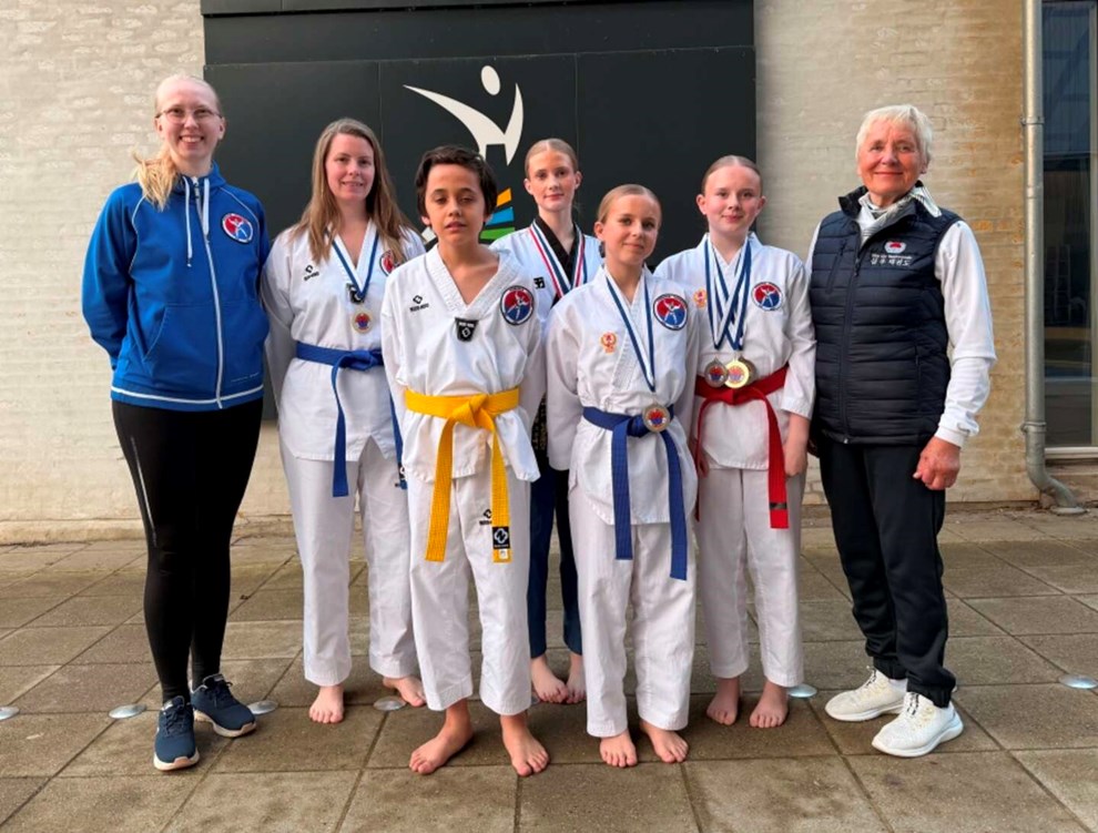 Tre medaljer af guld og fire af s�lv til Bornholm