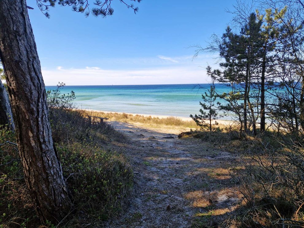 Dagens billede: Azurbl� stemning ved Hasle