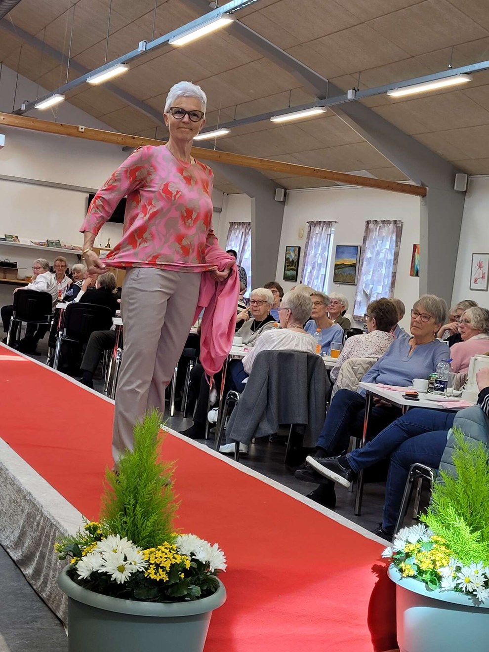 Seniorer var modeller for en dag